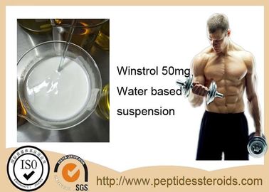 ボディービルをやることのためのステロイドのWinstrol口頭液体の50mg/ml Stanozololオイルの水の基づいた懸濁液